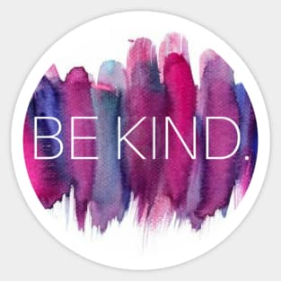 Be Kind Watercolor Sticker